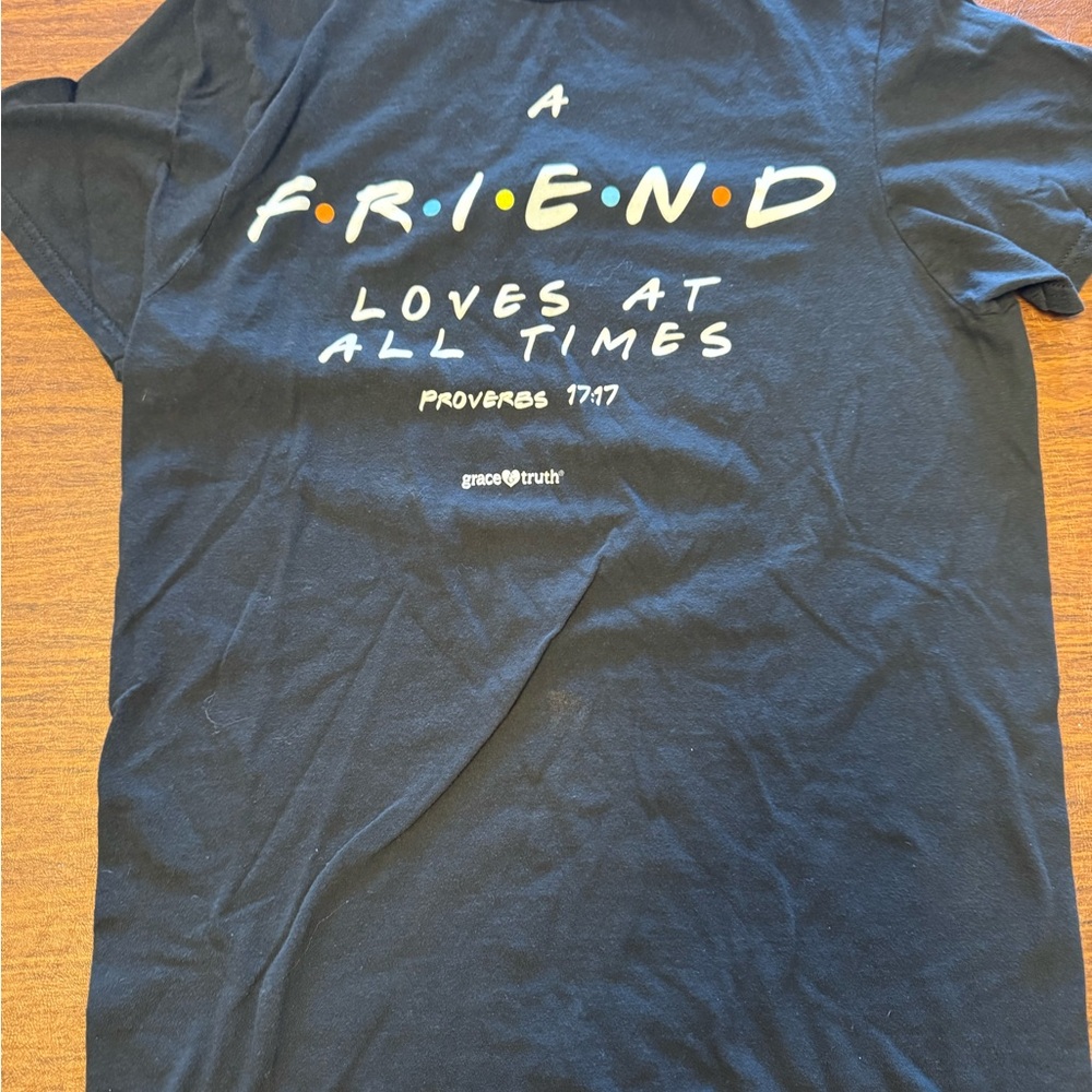 Black Graphic T-Shirt with Inspirational Quote